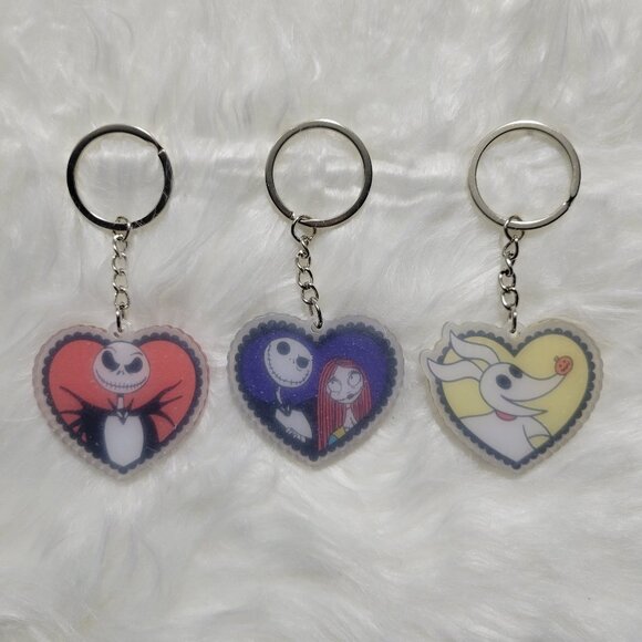 Nightmare Before Christmas Keychain Set - Picture 2 of 6